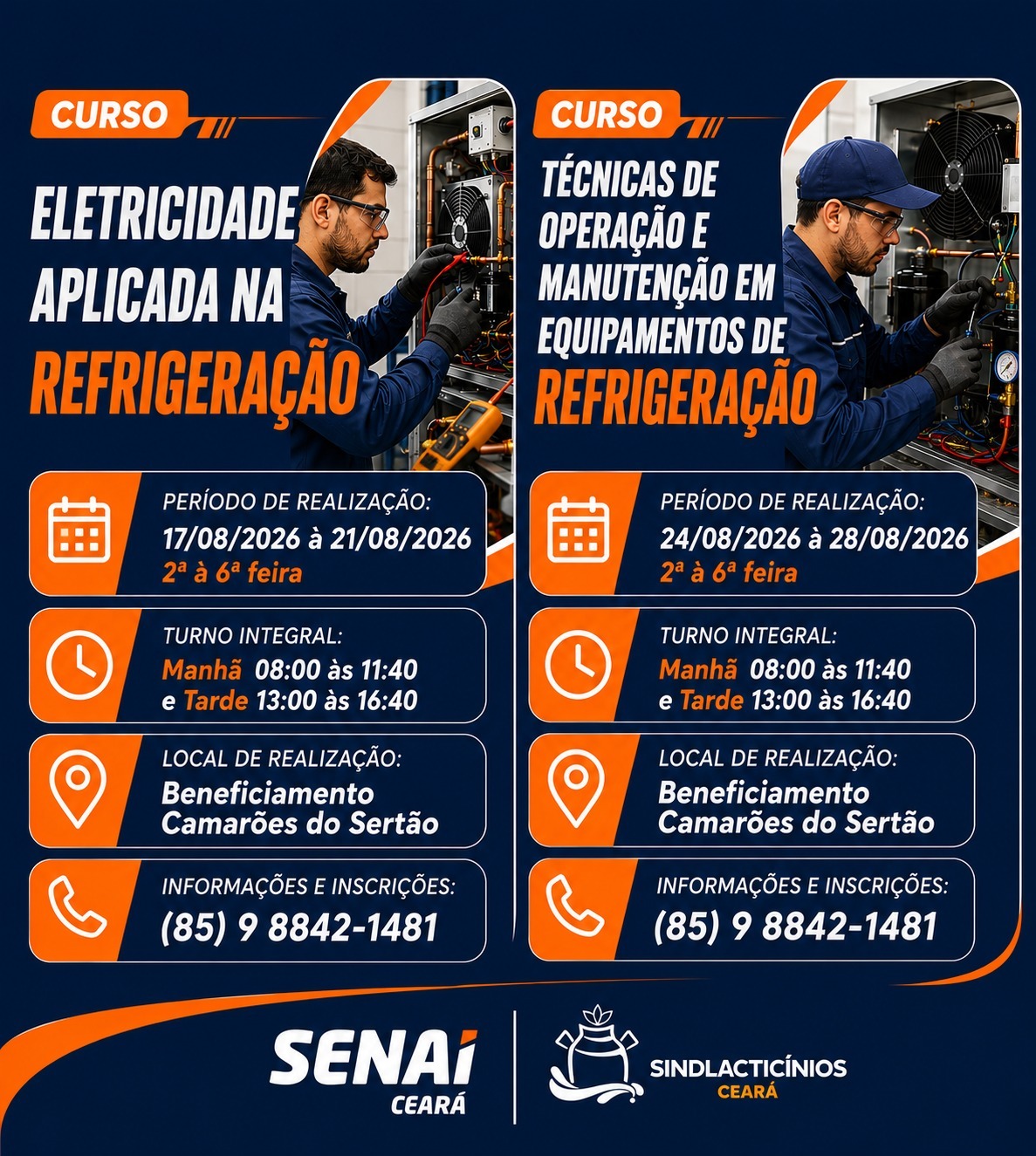 Sindlacticínios em parceria com o SENAI