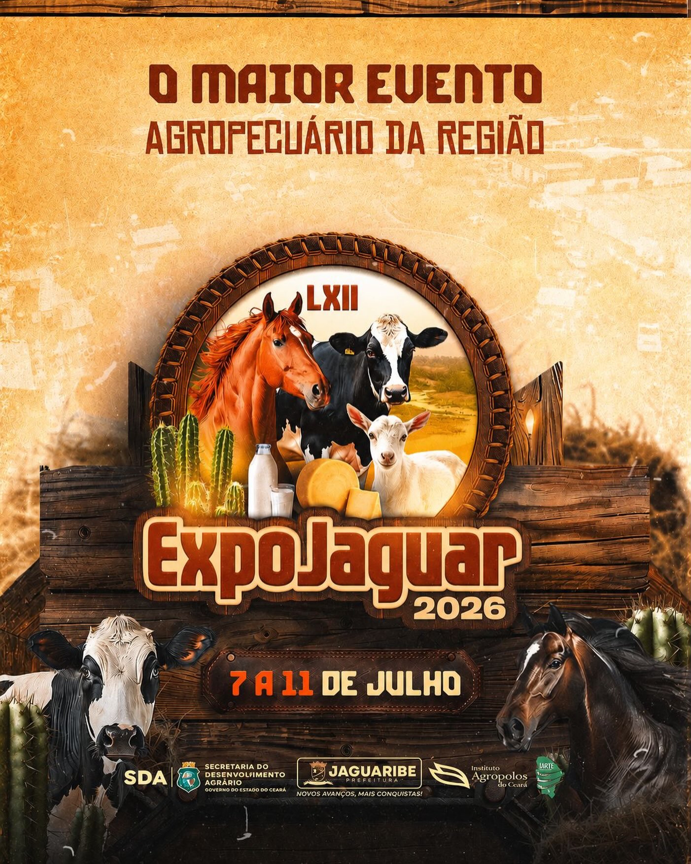 A ExpoJaguar 2026 reafirmou sua importância como um dos principais eventos do agronegócio cearense.